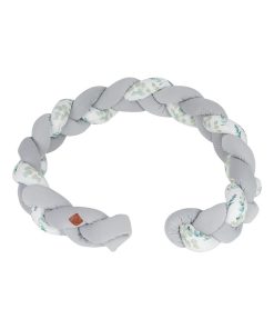 Tresse de lit bébé universelle, Eucalyptus - Gris