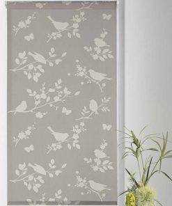 Store enrouleur japonais 45x180 cm Rossignol taupe - Multicolore