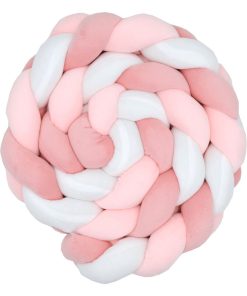 Tresse de décoration 200 cm - Rose/Blanc - Rose