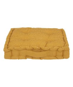 Coussin de sol Oya 40x40 cm ocre - Jaune