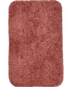 Tapis de bain tufté uni 'ESSENTIAL' 'TODAY' - Rouge