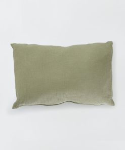 Coussin double gaze de coton - Vert kaki