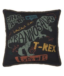 Coussin Triax le dinosaure - Vert