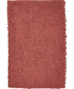 Tapis de bain mèche uni 'ESSENTIAL' 'TODAY' - Rouge