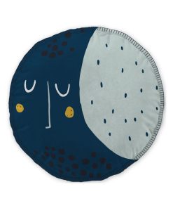 Coussin rond Astral - Bleu