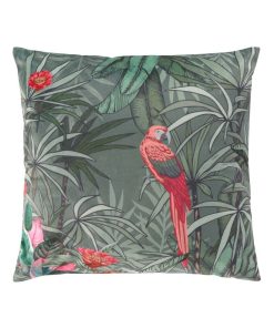 Housse de Coussin Perroquet - Vert