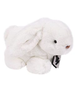 doudou Histoire d'ours Lapin Blanc Alaska 22cms Signature Pantin - Blanc