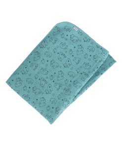 Sterntaler Couverture en mousseline pour bébé Elia - Vert d'eau