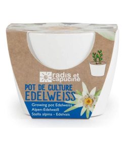 Kit jardinage : céramique blanc Edelweiss - N/A