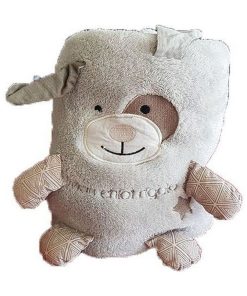 Doudou Histoire d'ours Chien Gris Couverture - - Gris
