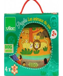 4 Puzzles De 6 Pieces - Les Animaux Du Zoo - N/A