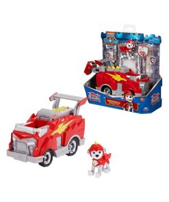 VÉHICULE ET FIGURINE PAT'PATROUILLE (PAW PATROL) RESCUE KNIGHTS : CAMION DE MARCUS - N/A
