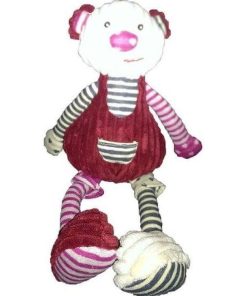 doudou Histoire d'ours Ours Rouge 32cms plus de medaillon Les Coteles Pantin - Rouge