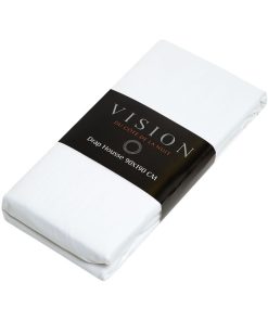 Drap housse uni - blanc