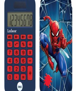 Calculatrice De Poche Avec Couvercle De Protection Spider-man - N/A