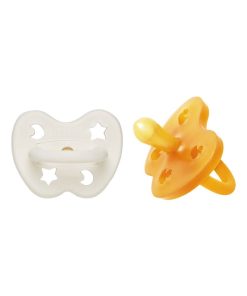 Lot de 2 tétines anatomiques Milky white et Natural 3-36 mois - Multicolore