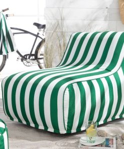 Fauteuil gonflable SUMMER STRIPES - Vert