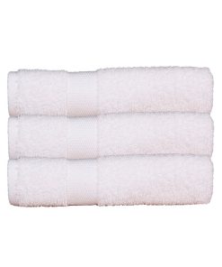 Lot De 3 Maxi Draps De Bain 100x150 Cm 500 Gr/m2 - Blanc