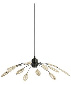 Suspension métal corde Til naturel D50 - Beige