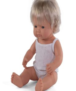 Poupée bébé fille, 38 cm, Européenne - N/A