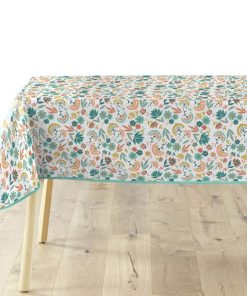 Nappe rectangulaire 140x240 cm Textilia Indiana - Blanc