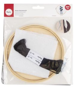 Kit Cadre de broderie en bambou ø 17 cm - N/A