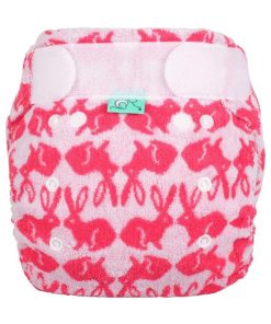 Couche lavable CLASSIQUE - BAMBOOZLE - Taille 1 (2.5-8kg) - Bummy Wabbit - Rose