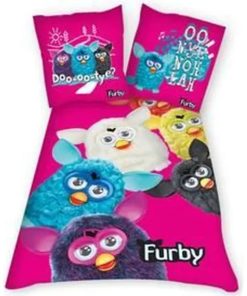 Housse de couette + taie Furby - Rose