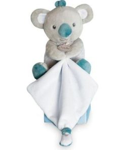 Doudou Babynat Koala Gris avec mouchoir Pantin - Mon petit Koala - Gris