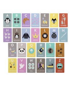 Jeu éducatif de lettres en bois - Multicolore