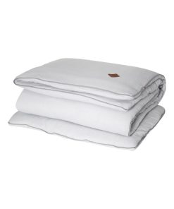 Couette et oreiller - prêt à dormir, Jeanne - Gris