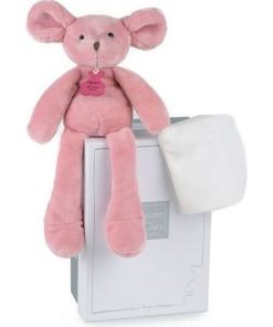 Doudou Histoire d'ours Souris Rose Pantin - Sweety HO2315 - Rose