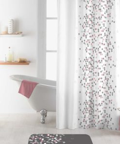 Rideau de douche Bulle Effervescence - Blanc
