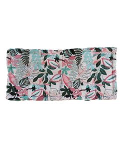 Coussin palette 60x120 cm graphique rose coton - Rose