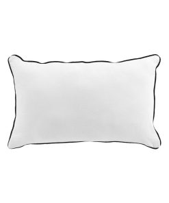 Coussin dehoussable Collection Lanette - Blanc