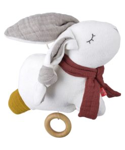 Peluche musicale Lapin blanc - Blanc