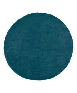 Tapis fausse fourrure extra doux CA 80 cm - Bleu