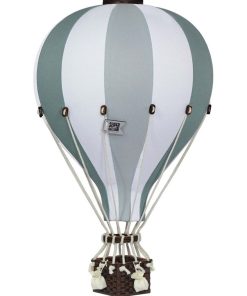 Montgolfière décorative, Eucalyptus - Vert