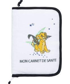 Protège carnet de santé Roi Lion Star - Bleu