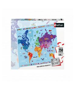Puzzle 250 P Carte Du Monde - N/A