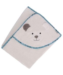 Sterntaler cape de bain GOTS 80x80 Elia - Ecru