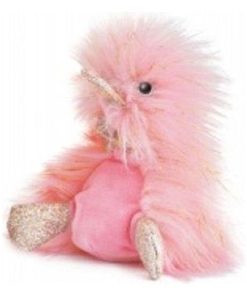 doudou Doudou et compagnie Canard Rose Comete doré 22cms Coin Coin Pantin - Rose