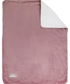 Couverture bébé supersoft Pauline & Sasha (75 x 100 cm) - Rose