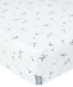 Drap-housse en gaze de coton, Melody - Multicolore