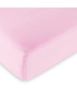 Univers Decor - Drap Housse Pétale 160 X 200 Cm / 100% Coton / 57 Fils/cm² - Rose