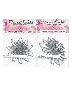 2 Tampons transparents - Passiflore 2 + Passiflore 3 - 9,5 x 6,5 cm - N/A