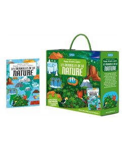 Puzzle & Livre - Voyage, découvre, explore, Les merveilles de la nature - N/A