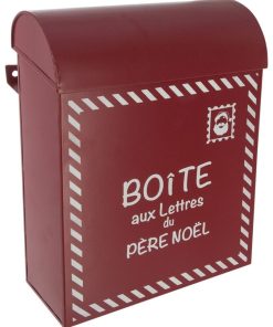Boite aux lettres du père Noël - Rouge