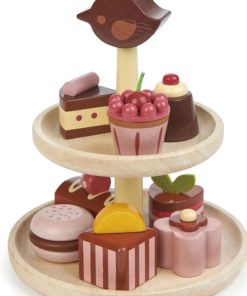 Gâteaux chocolat en bois - N/A
