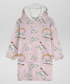 Poncho type plaid 'Harry Potter' - Rose